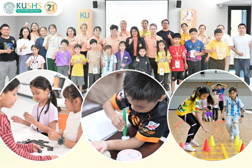 คณะวิทยาศาสตร์การกีฬาและสุขภาพ มก.กพส. จัดกิจกรรม "The 2nd Kid Camp with Sports and Health Science" หรือ ค่ายวิทยาศาสตร์การกีฬาสำหรับเด็กและเยาวชน รุ่นที่ 2 