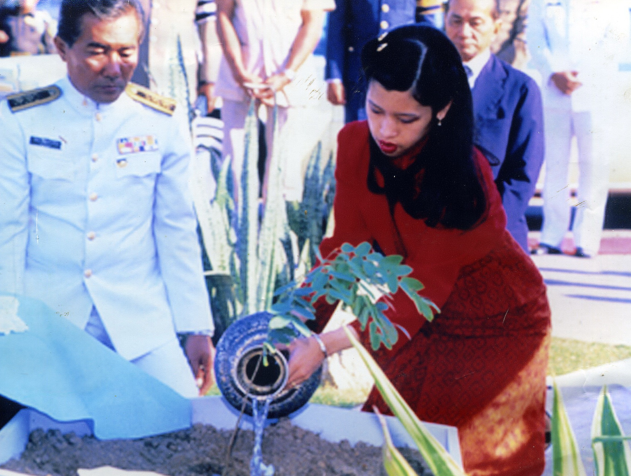 สมเด็จพระเจ้าน้องนางเธอ เจ้าฟ้าจุฬาภรณวลัยลักษณ์ฯ ทรงปลูกต้นกัลปพฤกษ์